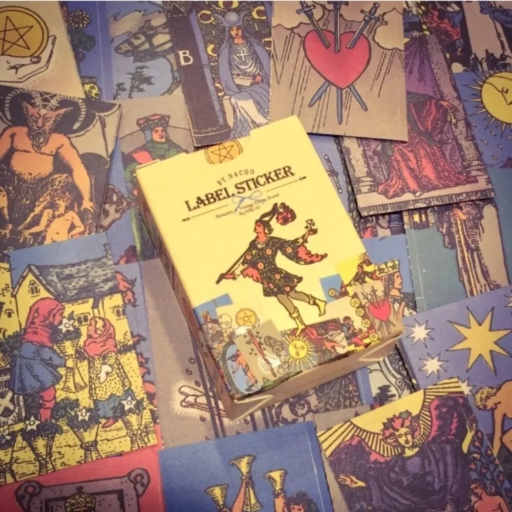 Miniature Vintage Rider Waite Tarot Stickers - Picture 3 of 12